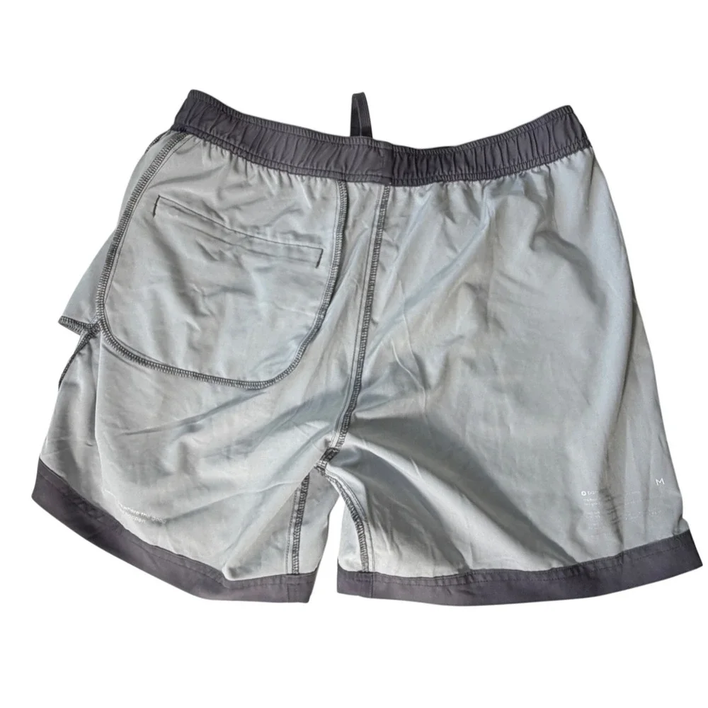 Bamboo Ave Boundless Shorts Men's M Gray Hybrid Performance Stretch